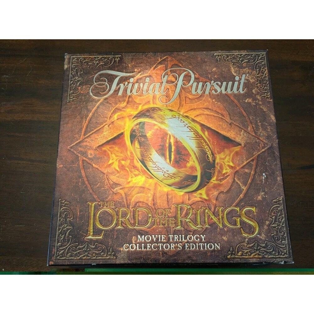 Milton Bradley Trivial Pursuit: The Lord of The Rings Board Game 100% Complete